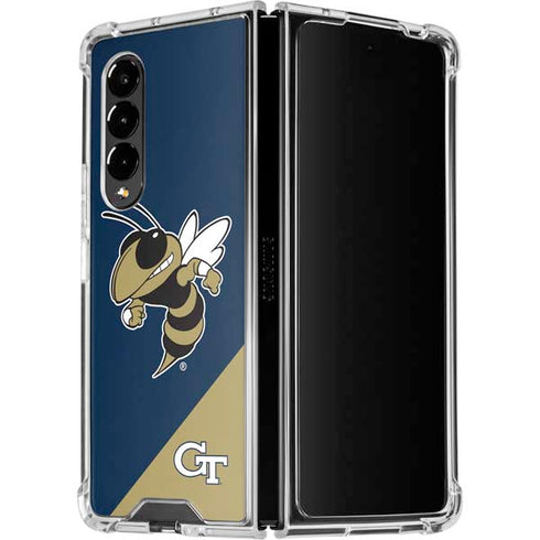 Georgia Institute of Technology Mascot Galaxy Z Fold4 5G Clear Case