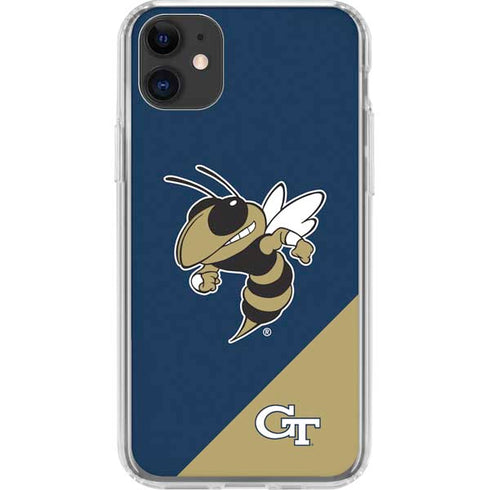 Georgia Institute of Technology Mascot iPhone 11 Clear Case