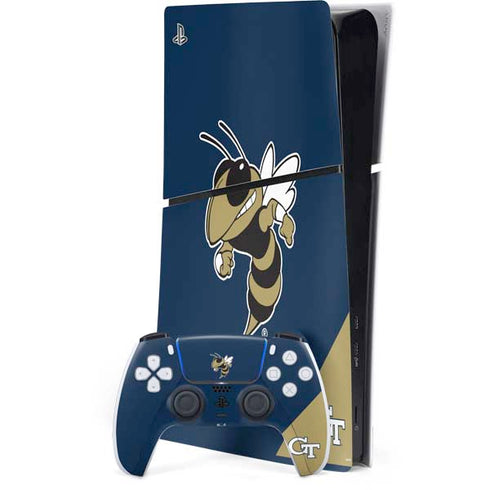 Georgia Institute of Technology Mascot PS5 Slim Digital Edition Console Skin