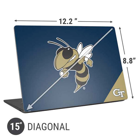 Georgia Institute of Technology Mascot Universal Laptop 15in (12.2 x 8.8in) Skin
