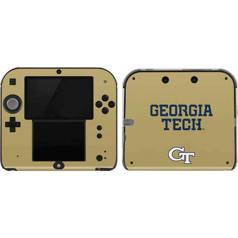 Georgia Institute of Technology LogoType Gold Nintendo 2DS Skin