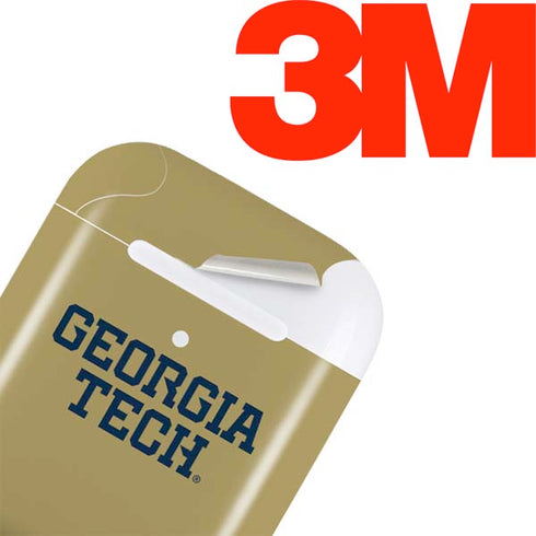 Georgia Institute of Technology LogoType Gold Apple AirPods 2 Skin