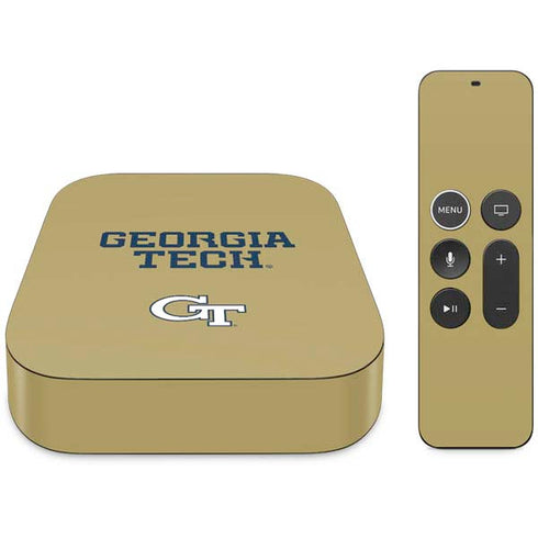 Georgia Institute of Technology LogoType Gold Apple TV Skin
