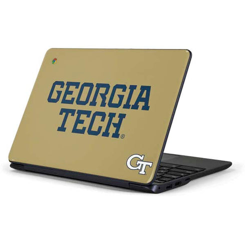 Georgia Institute of Technology LogoType Gold Samsung Chromebook Skin