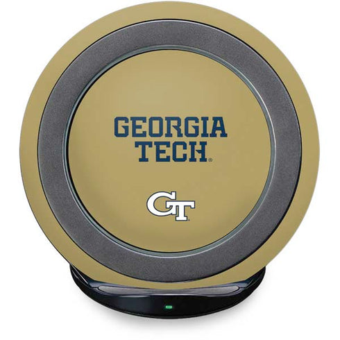 Georgia Institute of Technology LogoType Gold Fast Charge Wireless Charging Stand Skin