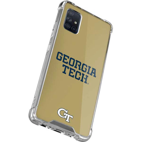 Georgia Institute of Technology LogoType Gold Galaxy A71 5G Clear Case