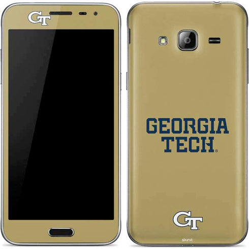 Georgia Institute of Technology LogoType Gold Galaxy J3 Skin