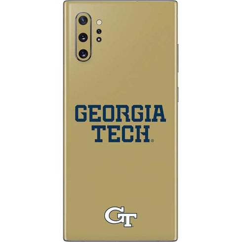 Georgia Institute of Technology LogoType Gold Galaxy Note 10 Plus Skin
