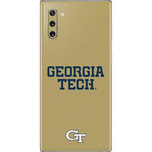 Georgia Institute of Technology LogoType Gold Galaxy Note 10 Skin