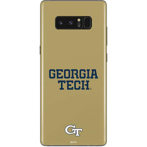 Georgia Institute of Technology LogoType Gold Galaxy Note 8 Skin