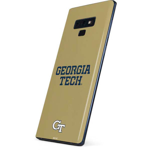Georgia Institute of Technology LogoType Gold Galaxy Note 9 Skin
