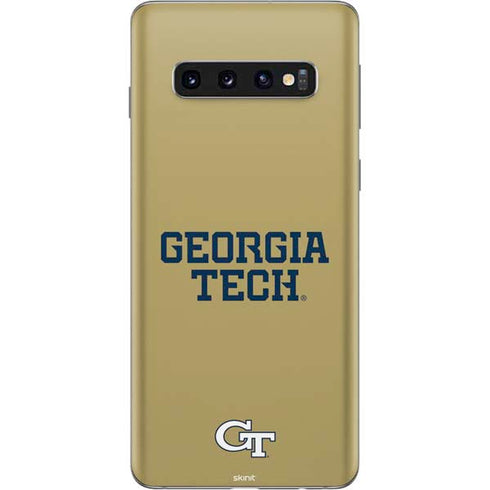 Georgia Institute of Technology LogoType Gold Galaxy S10 Skin