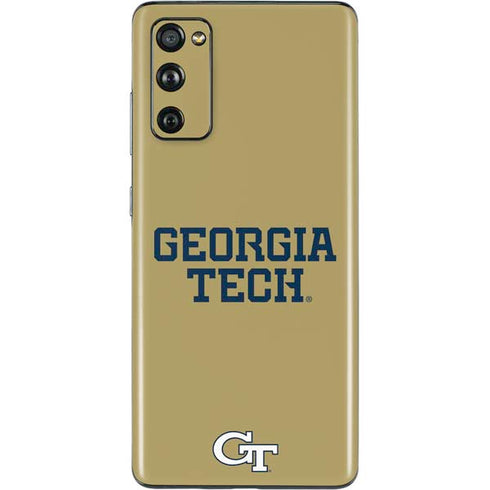 Georgia Institute of Technology LogoType Gold Galaxy S20 Fan Edition Skin
