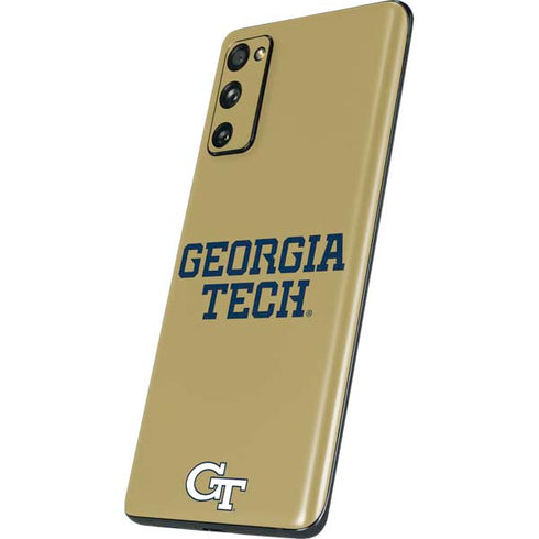 Georgia Institute of Technology LogoType Gold Galaxy S20 Fan Edition Skin