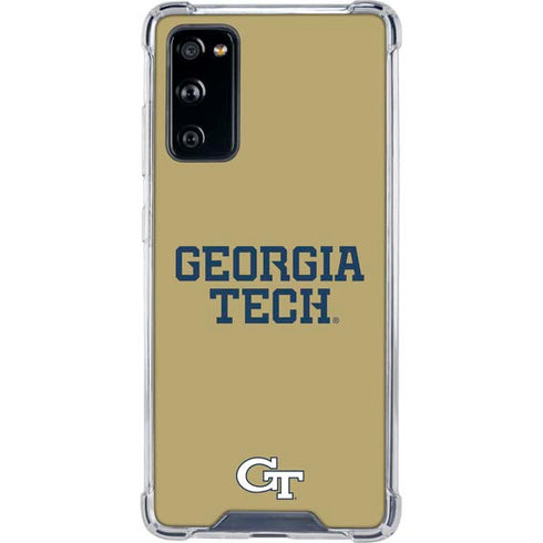 Georgia Institute of Technology LogoType Gold Galaxy S20 FE Clear Case