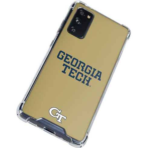 Georgia Institute of Technology LogoType Gold Galaxy S20 FE Clear Case
