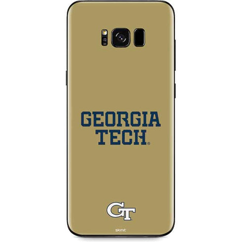 Georgia Institute of Technology LogoType Gold Galaxy S8 Skin
