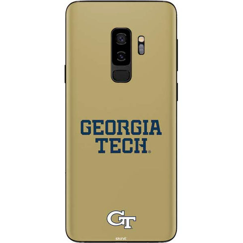Georgia Institute of Technology LogoType Gold Galaxy S9 Plus Skin