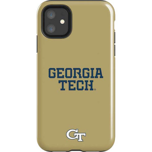 Georgia Institute of Technology LogoType Gold iPhone 11 Impact Case