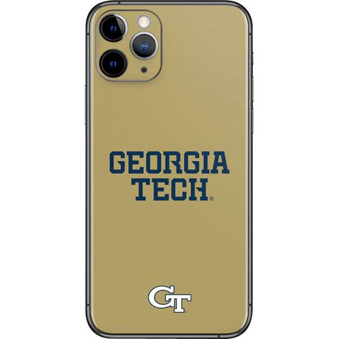 Georgia Institute of Technology LogoType Gold iPhone 11 Pro Skin