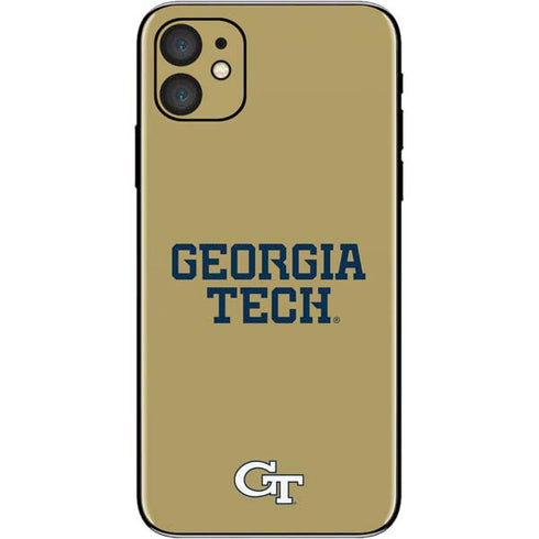 Georgia Institute of Technology LogoType Gold iPhone 11 Skin