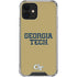 Georgia Institute of Technology LogoType Gold iPhone 12 Clear Case