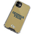 Georgia Institute of Technology LogoType Gold iPhone 12 Clear Case