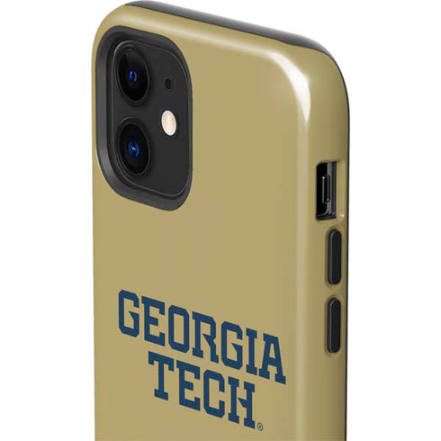 Georgia Institute of Technology LogoType Gold iPhone 12 Impact Case