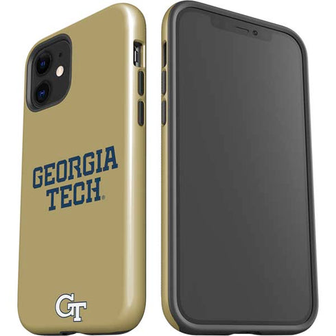 Georgia Institute of Technology LogoType Gold iPhone 12 Impact Case