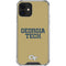 Georgia Institute of Technology LogoType Gold iPhone 12 Mini Clear Case