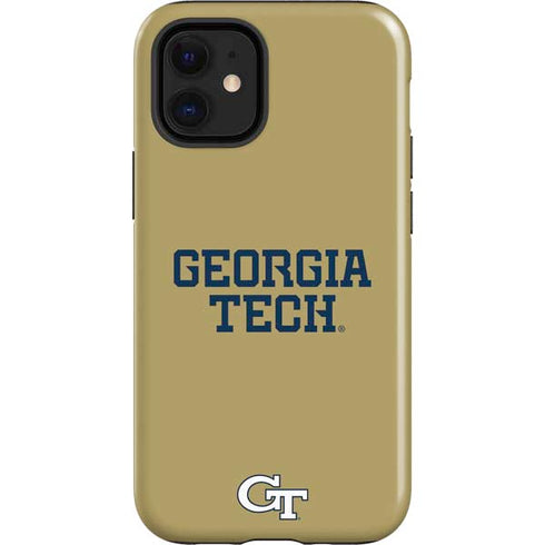 Georgia Institute of Technology LogoType Gold iPhone 12 Mini Impact Case