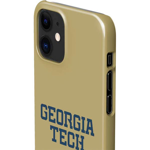 Georgia Institute of Technology LogoType Gold iPhone 12 Mini Lite Case