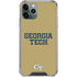 Georgia Institute of Technology LogoType Gold iPhone 12 Pro Clear Case