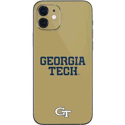 Georgia Institute of Technology LogoType Gold iPhone 12 Skin