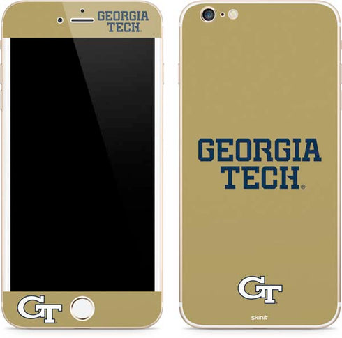 Georgia Institute of Technology LogoType Gold iPhone 6/6s Plus Skin
