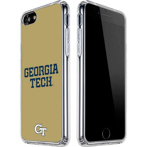 Georgia Institute of Technology LogoType Gold iPhone SE (2nd & 3rd Gen) Clear Case