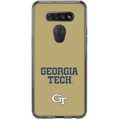 Georgia Institute of Technology LogoType Gold LG K51/Q51 Clear Case