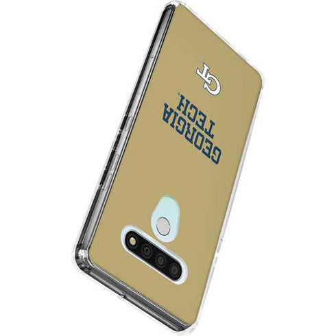 Georgia Institute of Technology LogoType Gold LG Stylo 6 Clear Case
