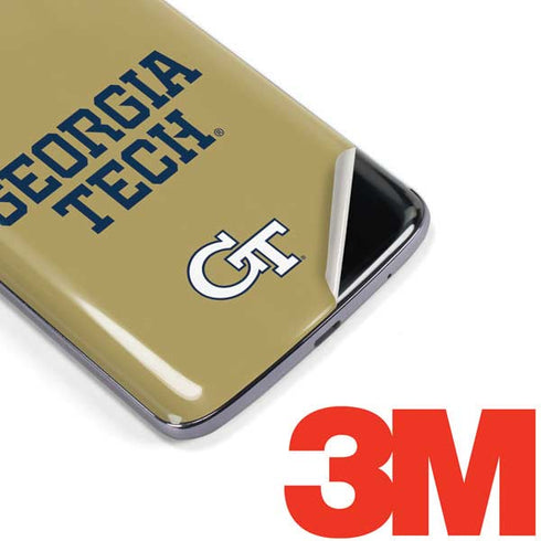 Georgia Institute of Technology LogoType Gold Moto E5 Plus Skin