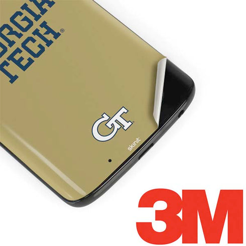 Georgia Institute of Technology LogoType Gold Moto G6 Skin