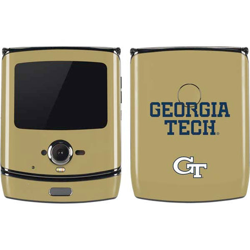 Georgia Institute of Technology LogoType Gold Motorola RAZR Skin