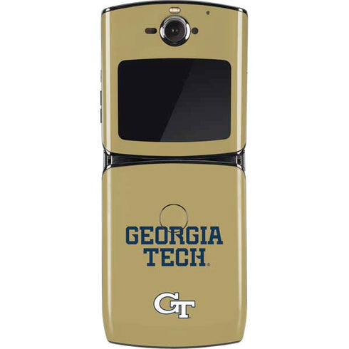 Georgia Institute of Technology LogoType Gold Motorola RAZR Skin