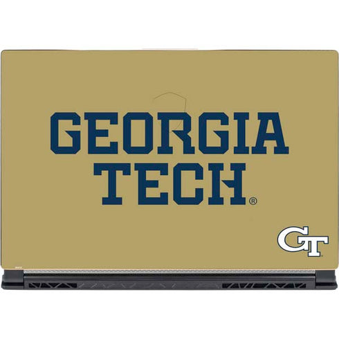 Georgia Institute of Technology LogoType Gold MSI GS65 Stealth Laptop Skin
