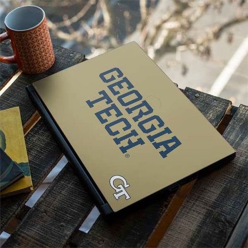 Georgia Institute of Technology LogoType Gold MSI GS65 Stealth Laptop Skin