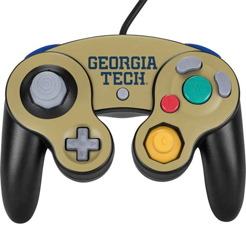 Georgia Institute of Technology LogoType Gold Nintendo GameCube Controller Skin