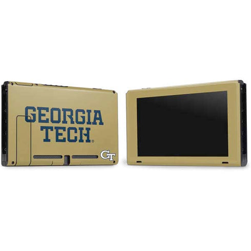 Georgia Institute of Technology LogoType Gold Nintendo Switch Bundle Skin