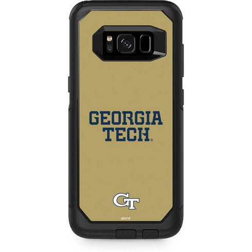 Georgia Institute of Technology LogoType Gold Otterbox Commuter Galaxy Skin