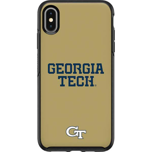 Georgia Institute of Technology LogoType Gold Otterbox Symmetry iPhone Skin