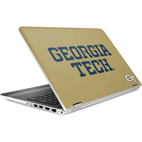 Georgia Institute of Technology LogoType Gold HP Pavilion Skin