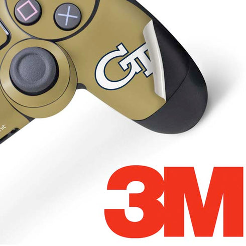 Georgia Institute of Technology LogoType Gold PS4 Controller Skin